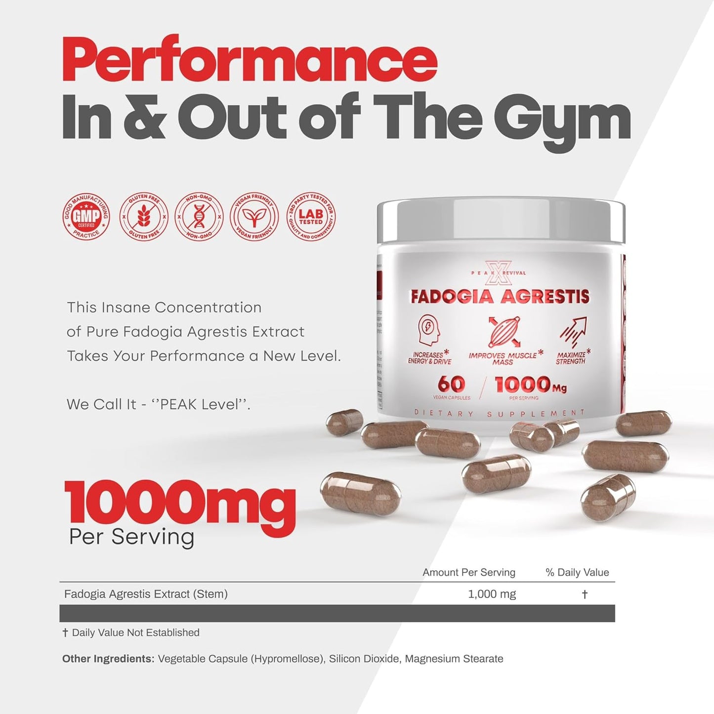 Fadogia Agrestis - Natural Testosterone Booster