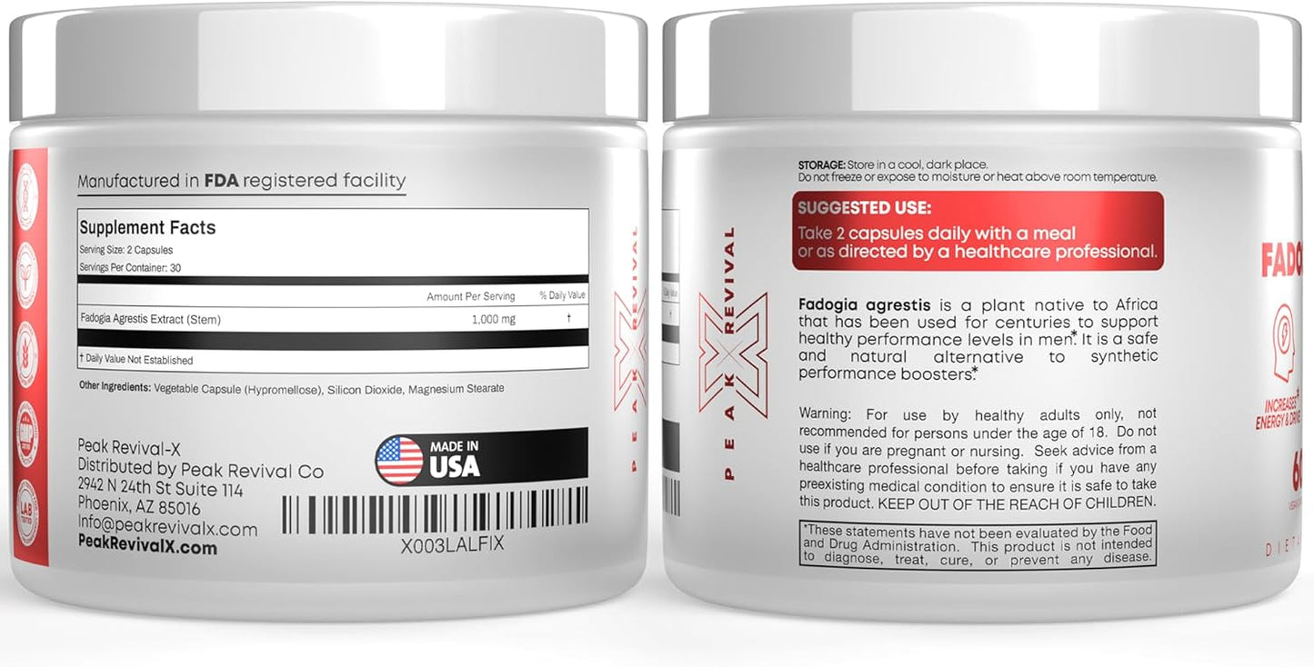 Fadogia Agrestis - Natural Testosterone Booster