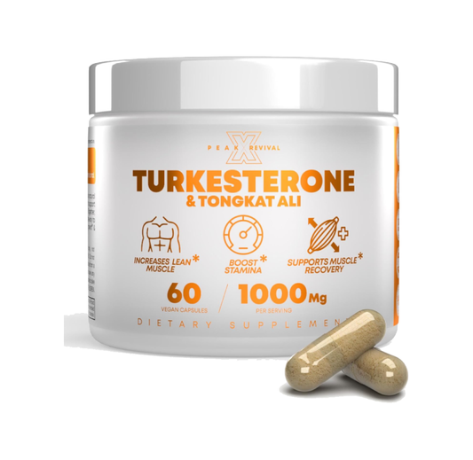 Turkesterone & Tongkat Ali Capsules for Performance